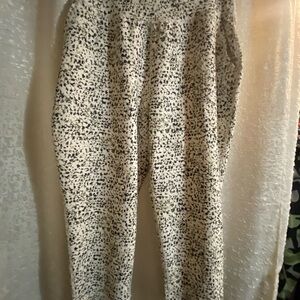 Speckled Black and White Women's Joggers